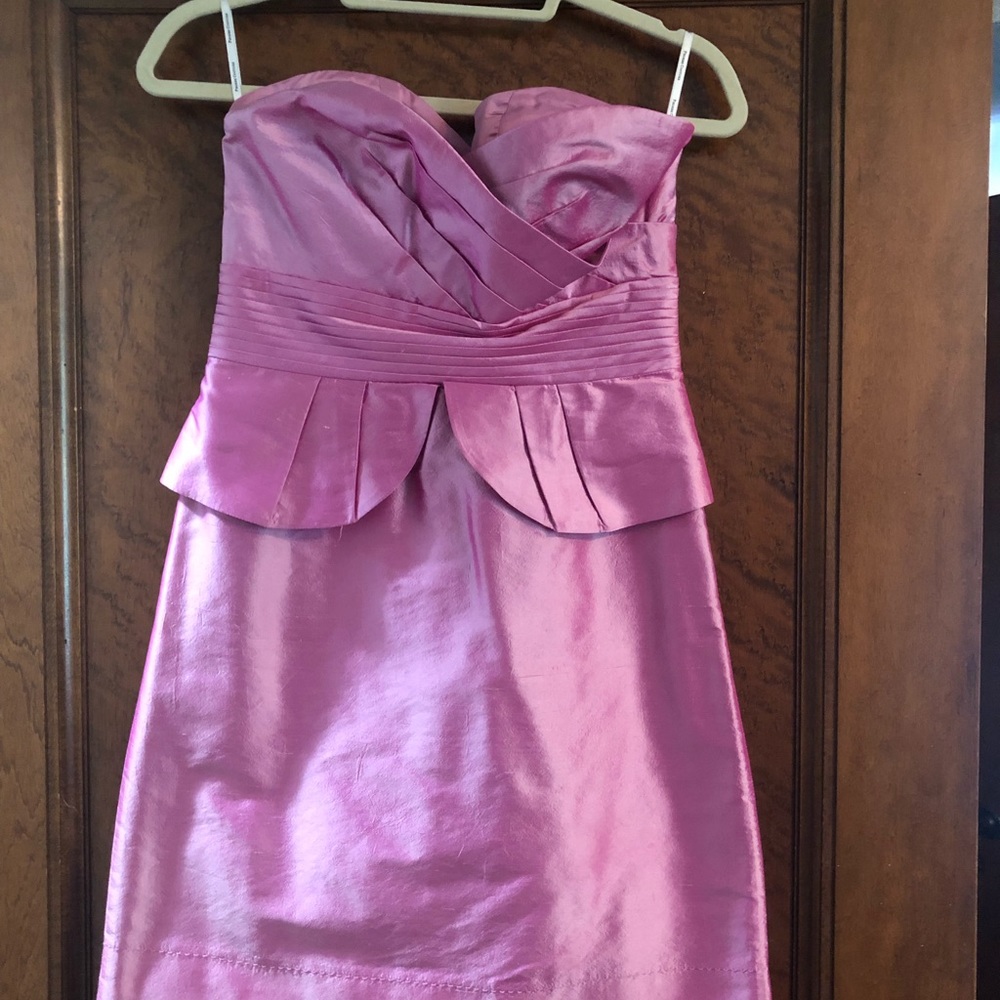 Phoebe couture, bright pink cocktail dress, size 2